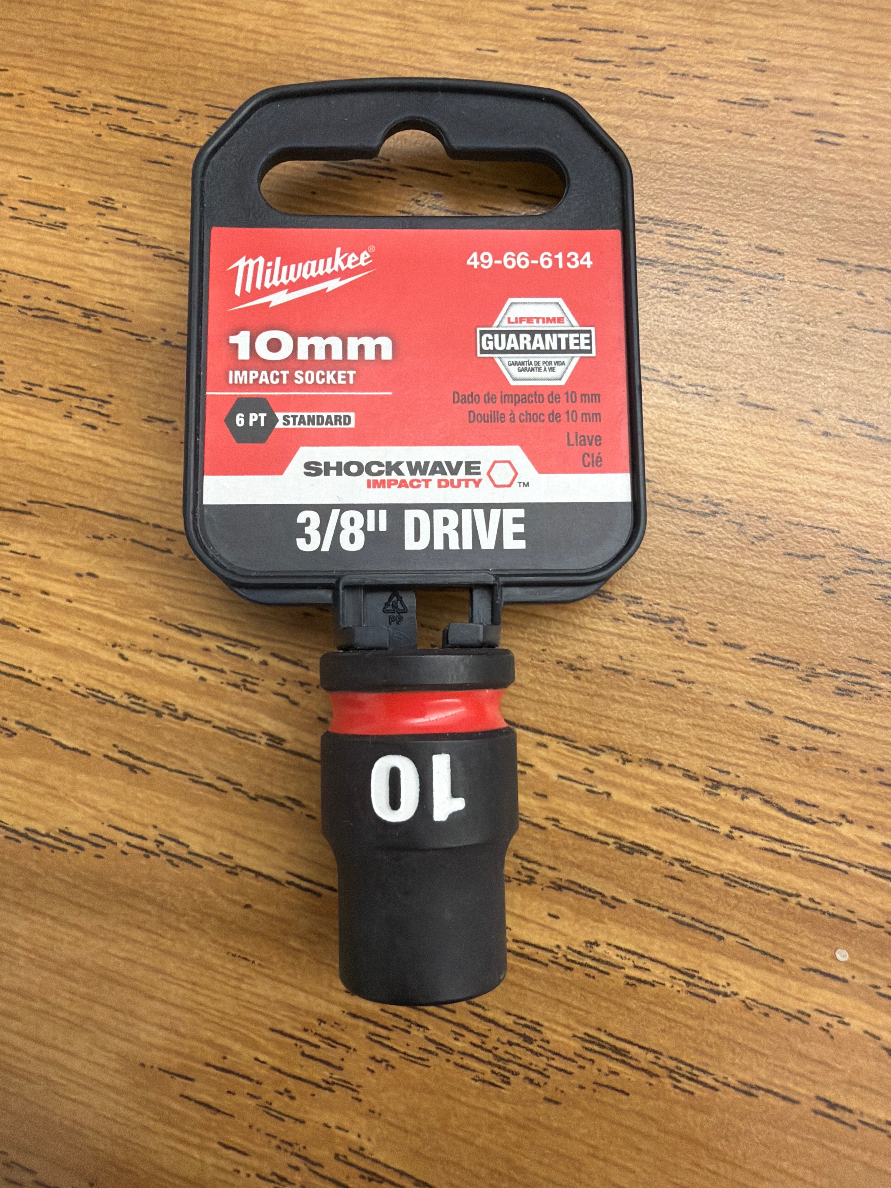 Milwaukee 3/8" 10mm SHOCKWAVE Impact Socket